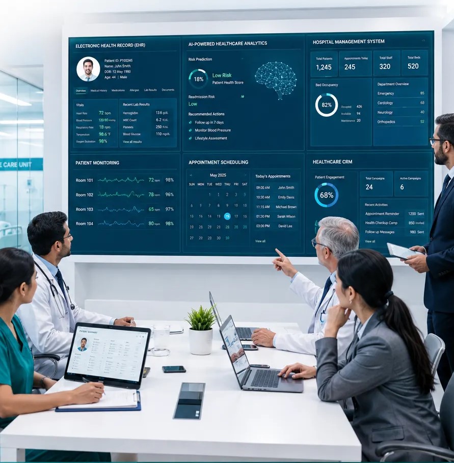 Digital solutions for healthcare organisations